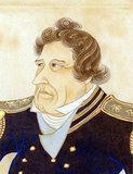 Matthew Calbraith Perry (April 10, 1794 – March 4, 1858) was the Commodore of the U.S. Navy who compelled the opening of Japan to the West with the Convention of Kanagawa in 1854.