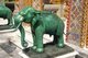 Thailand: An elephant statue at the entrance to the viharn, Wat Ratchabophit, Bangkok