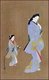 Japan: A beautiful woman with her maid, Morofusa Hishikawa, c. 1700.